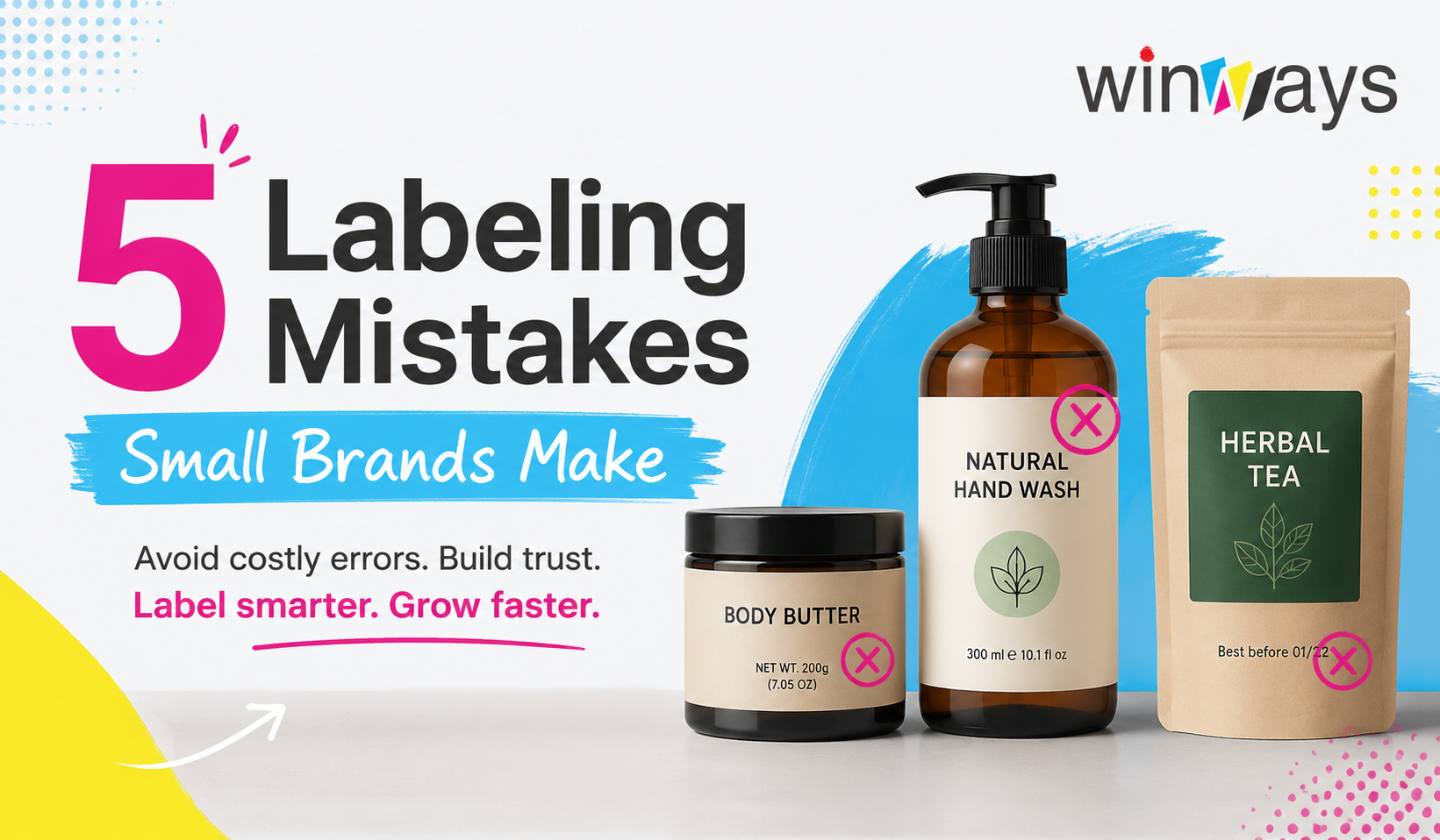 5 Labeling Mistakes Small Brands Make