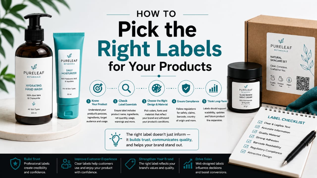 How to Pick the Right Labels for Your Products