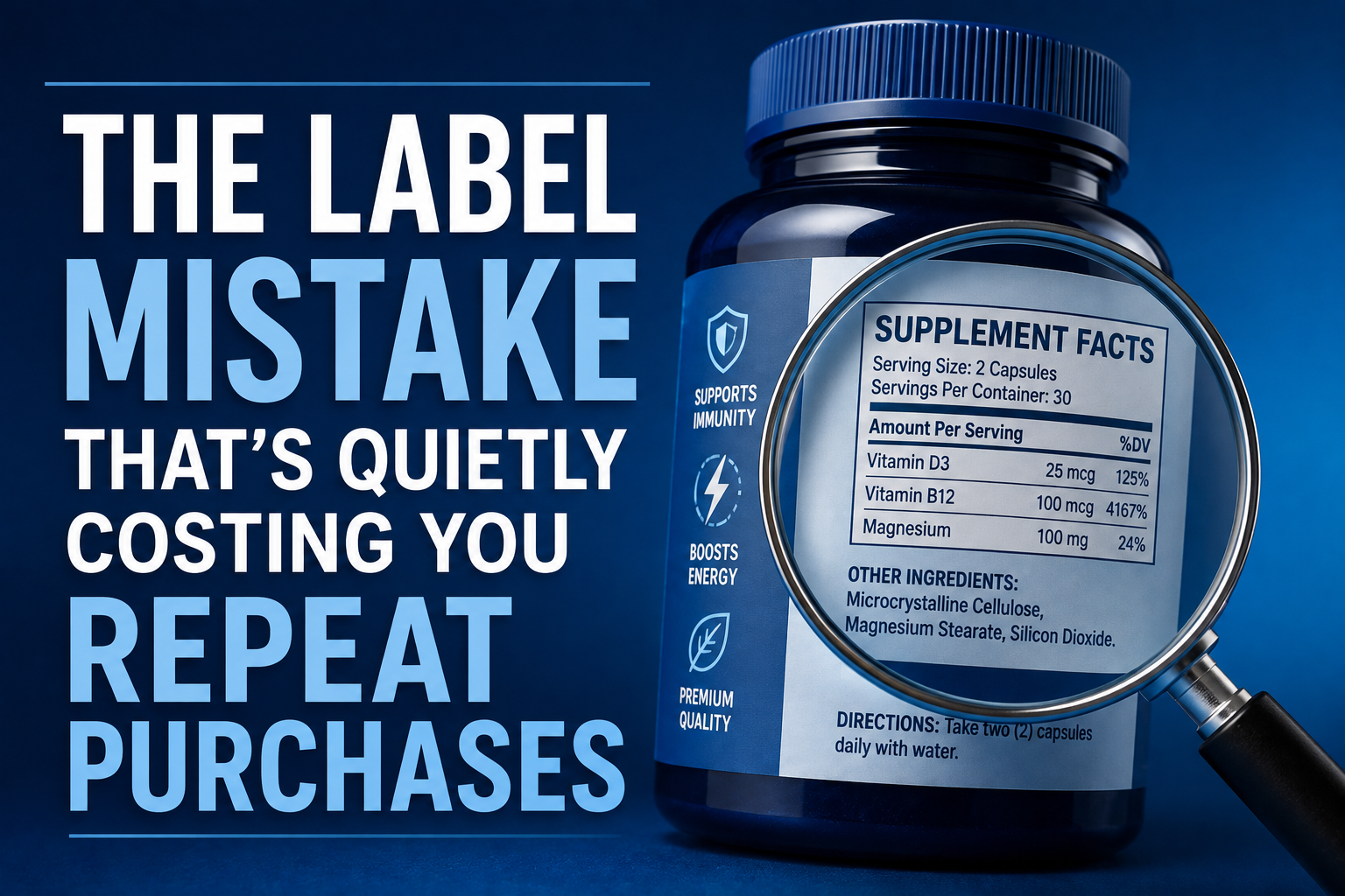 The Label Mistake That's Quietly Costing You Repeat Purchases